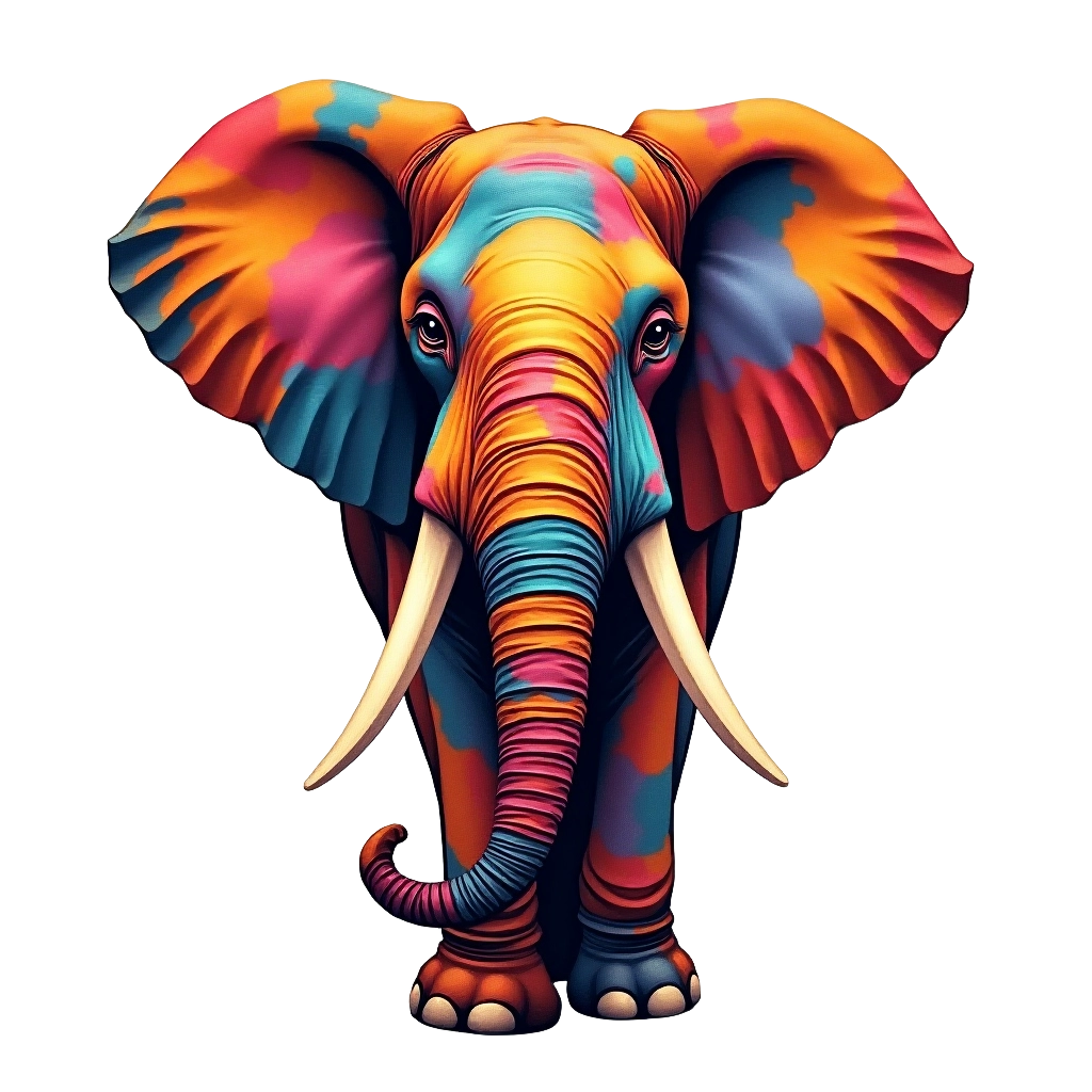 Colorful Elephant